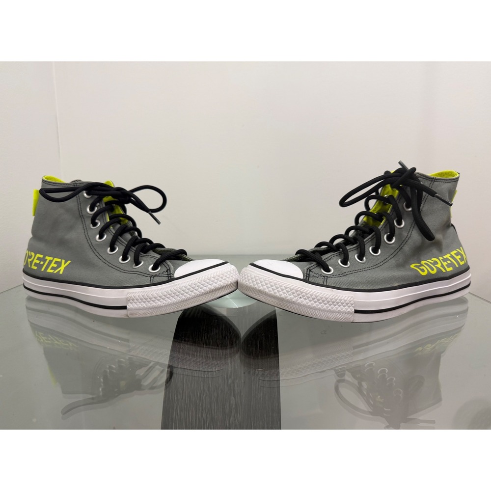 Converse Chuck Taylor All Star Gore-Tex Grey Neon Yellow 169589C Mens 6.5 Wo 8.5